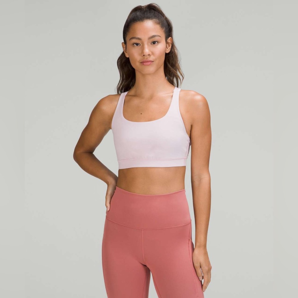 Lululemon Energy Bra *Medium Support, B–D Cups
Pink Peony